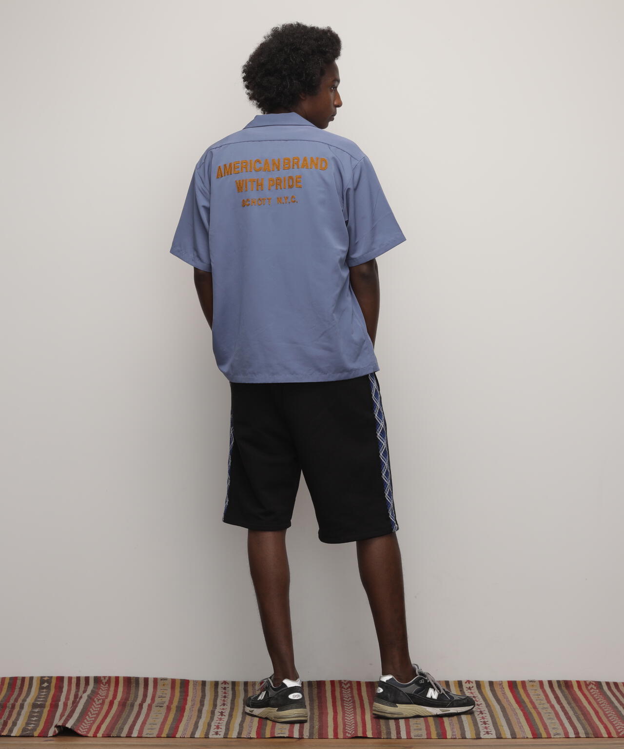 TC WORK SHIRT"AMERICAN BRAND WITH PRIDE EMB"/刺繍ワークシャツ