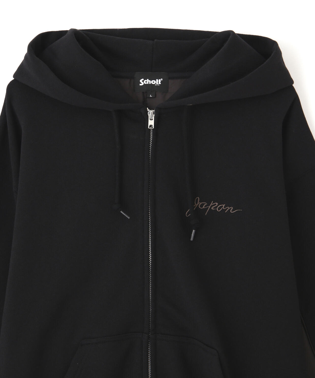 LADY WITH DRAGON QUILTED COMBI. ZIP HOOD/レディ ウィズ ドラゴン キルティング コンビ パーカー