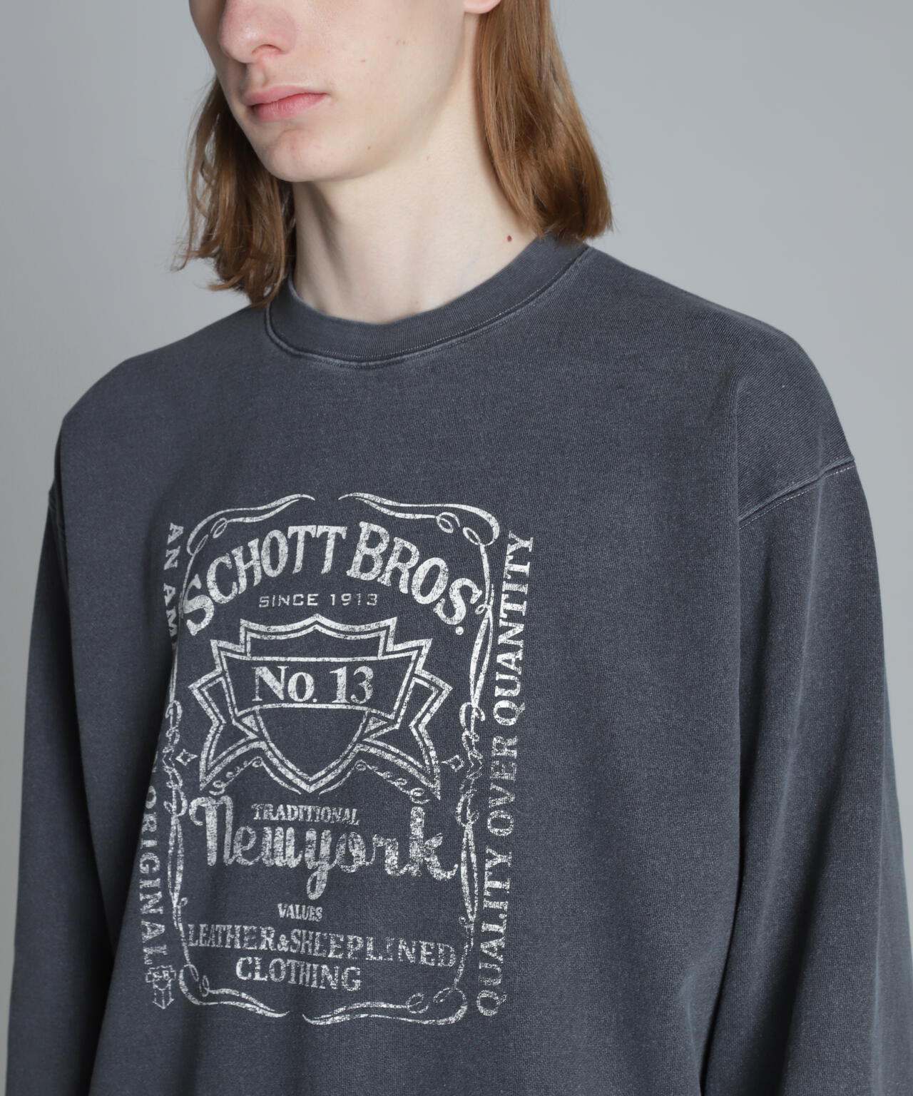 SQUARE LOGO CREW  SWEAT/スクエアロゴ クルースウェット