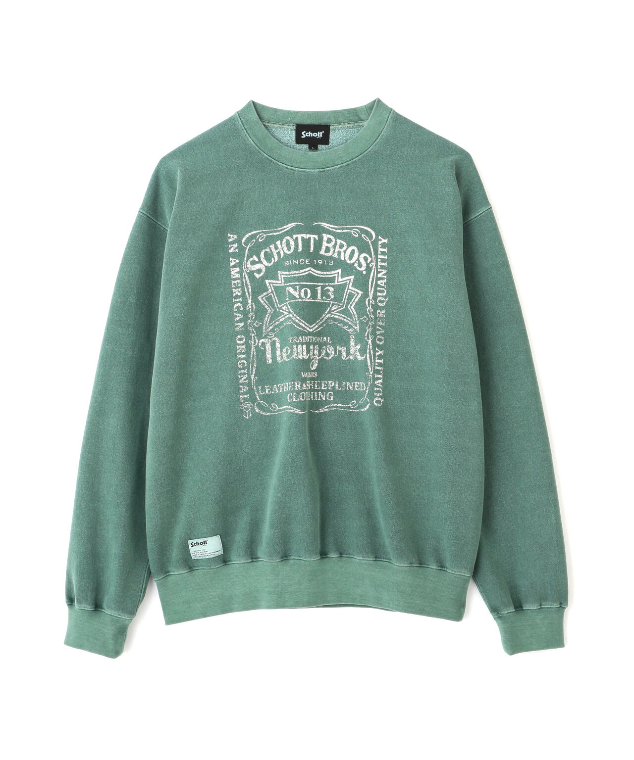SQUARE LOGO CREW  SWEAT/スクエアロゴ クルースウェット