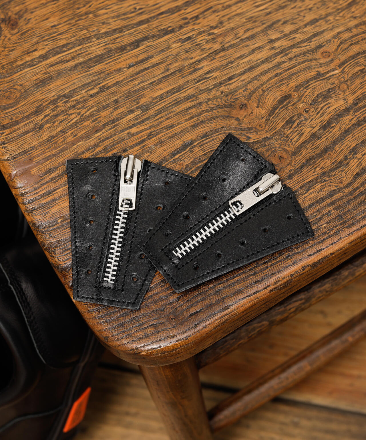 直営店舗限定/LEATHER ZIPPER UNIT/レザージッパーユニット