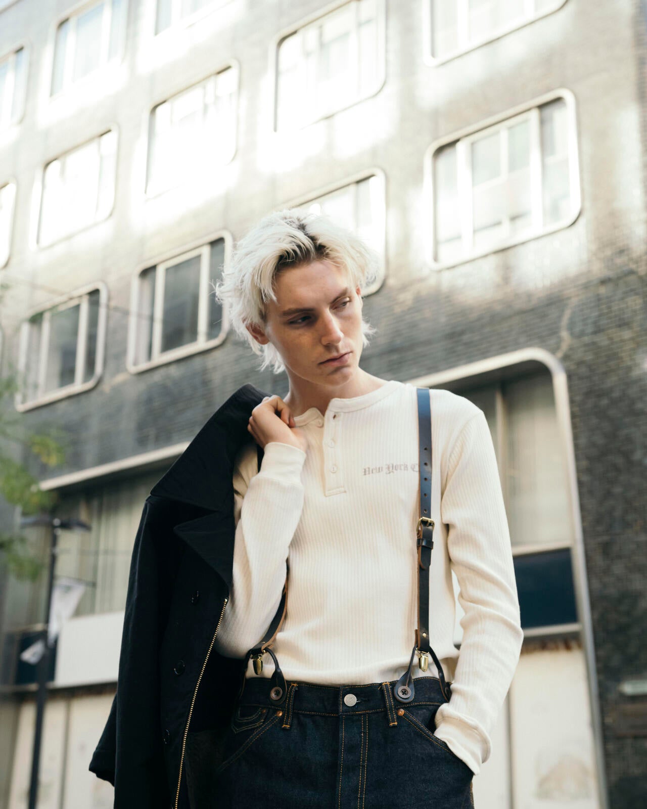 LEATHER SUSPENDER/レザーサスペンダー