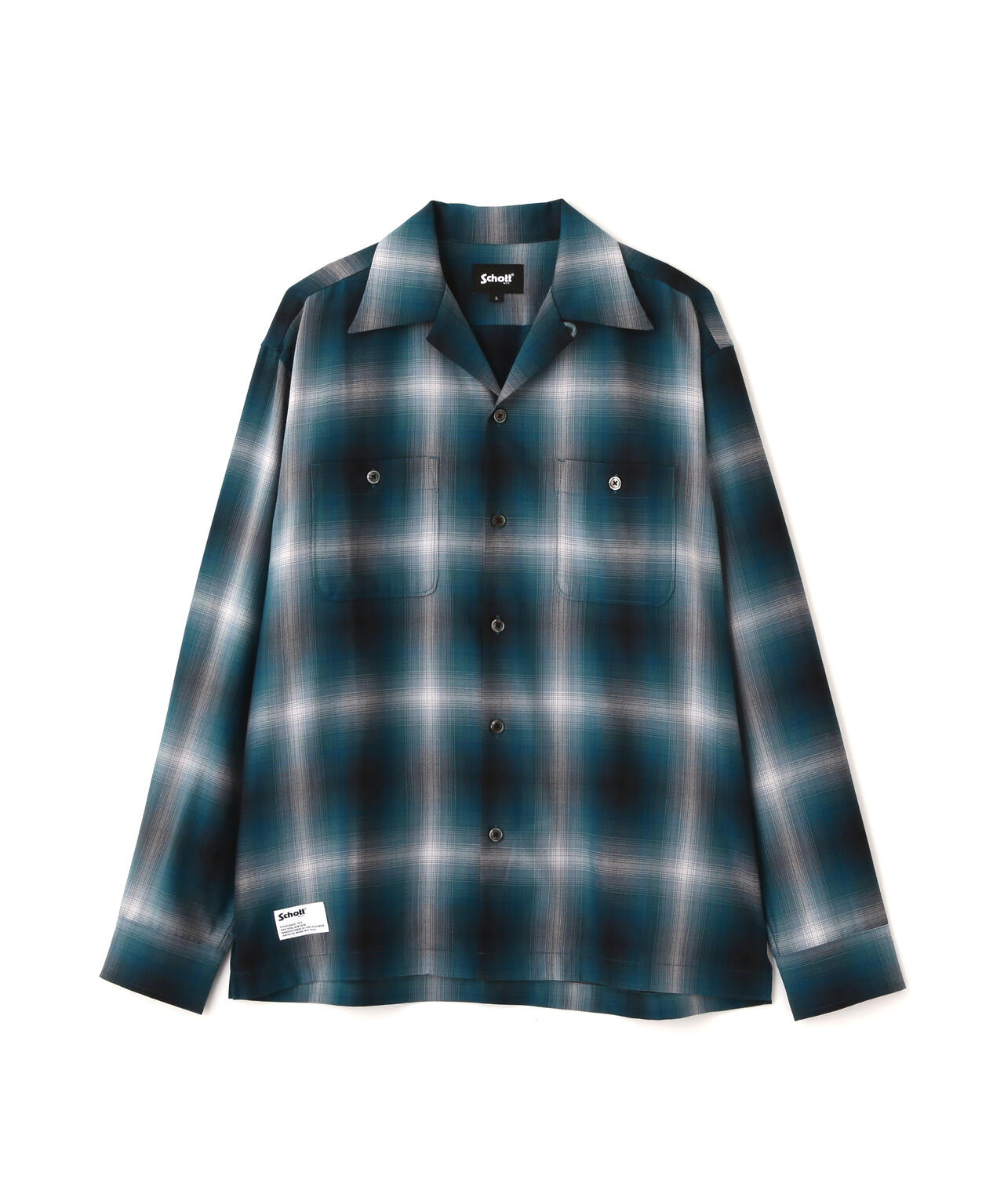 OMBRE LS SHIRT/オンブレ LSシャツ