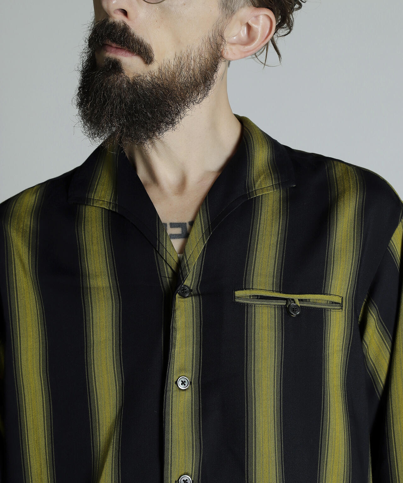 STRIPE LS SHIRT/ストライプ LSシャツ