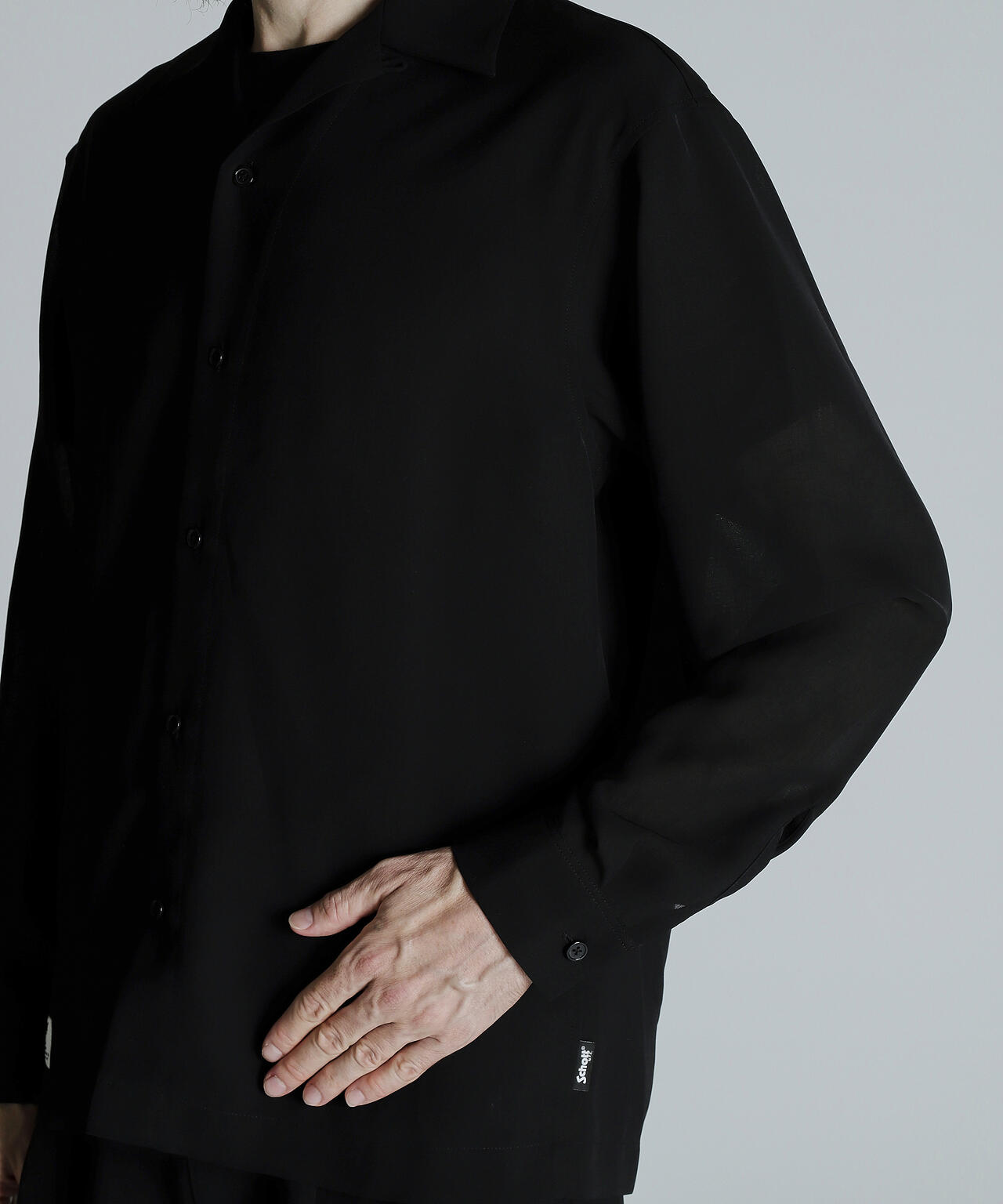 CHIFFON LS SHIRT/シフォン LSシャツ