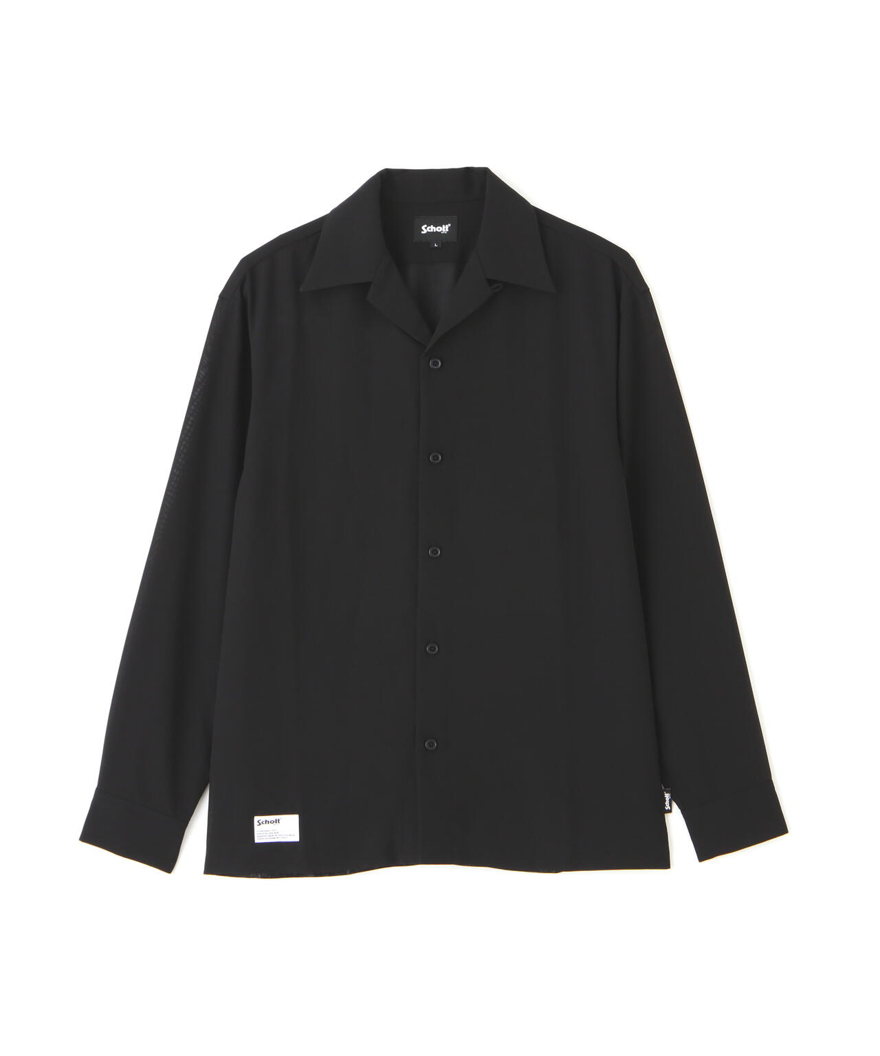 CHIFFON LS SHIRT/シフォン LSシャツ
