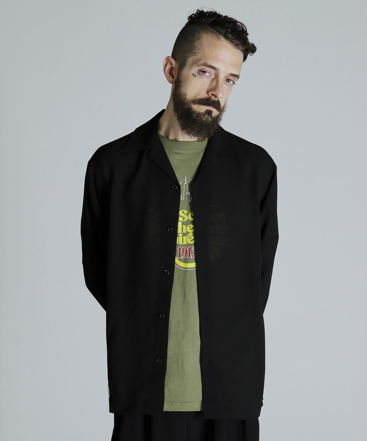 CHIFFON LS SHIRT/シフォン LSシャツ