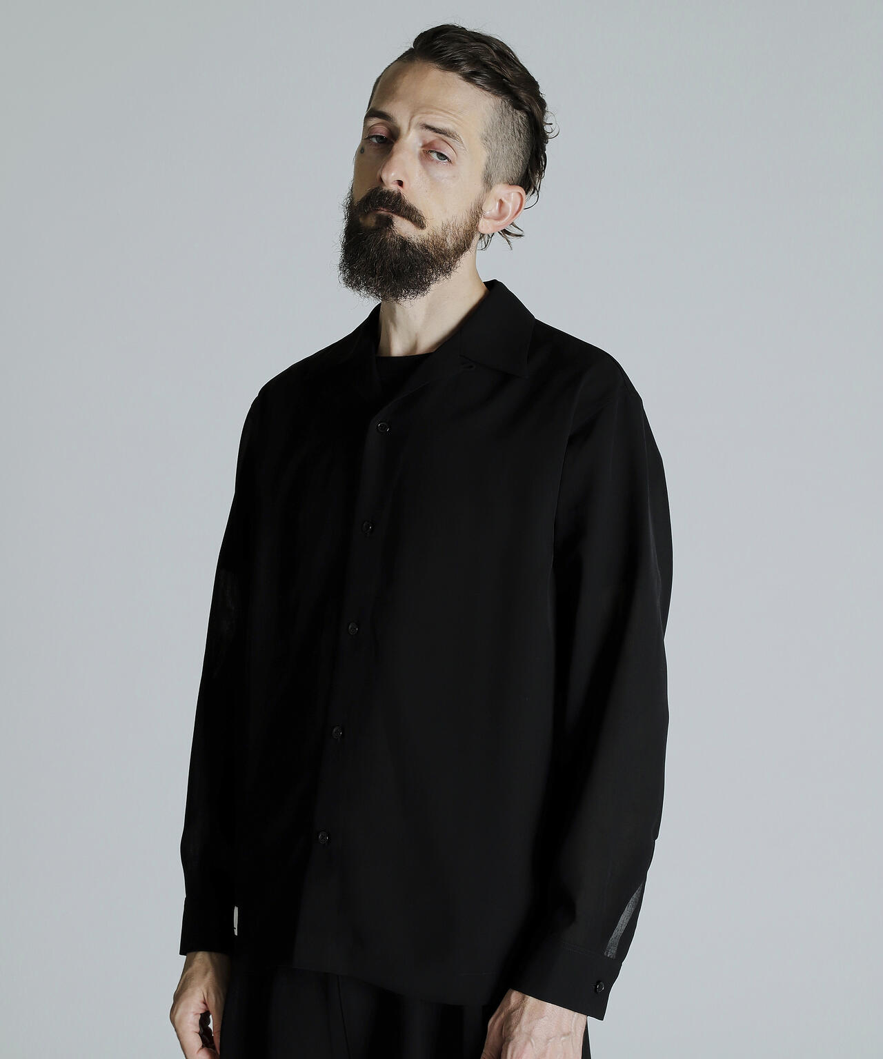 CHIFFON LS SHIRT/シフォン LSシャツ