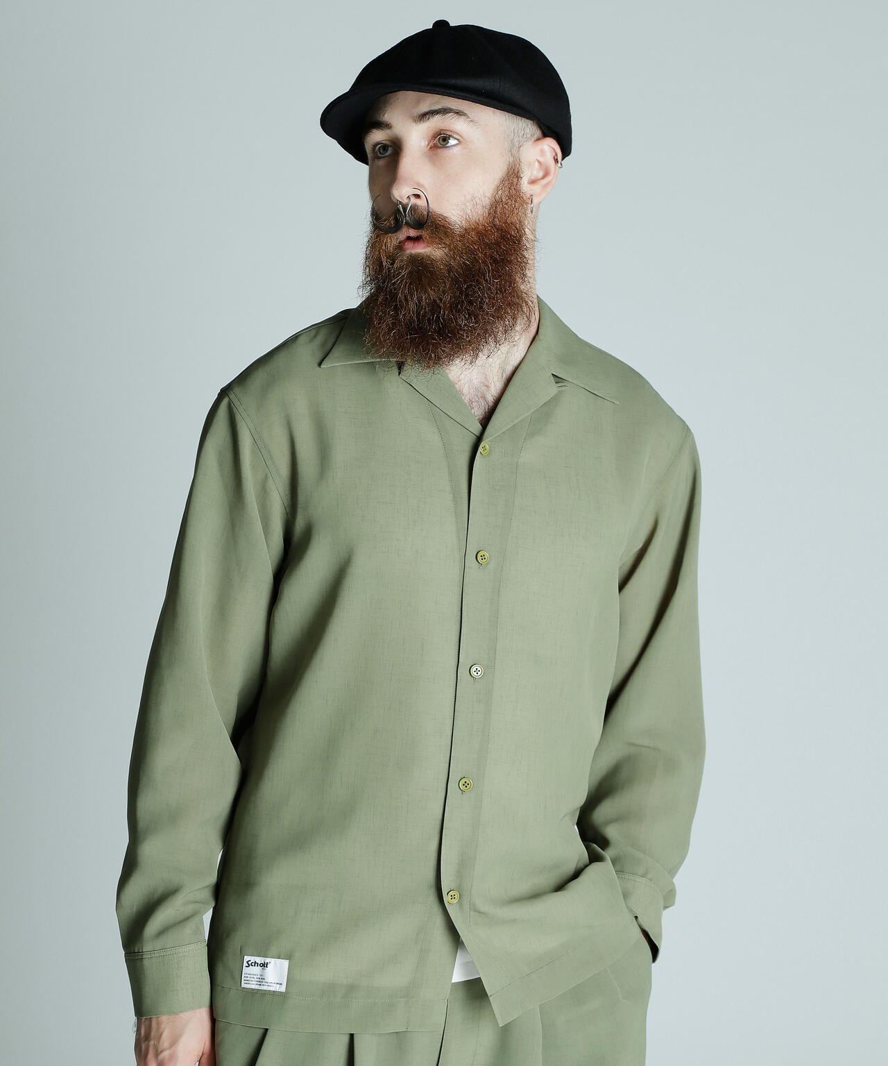CHIFFON LS SHIRT/シフォン LSシャツ