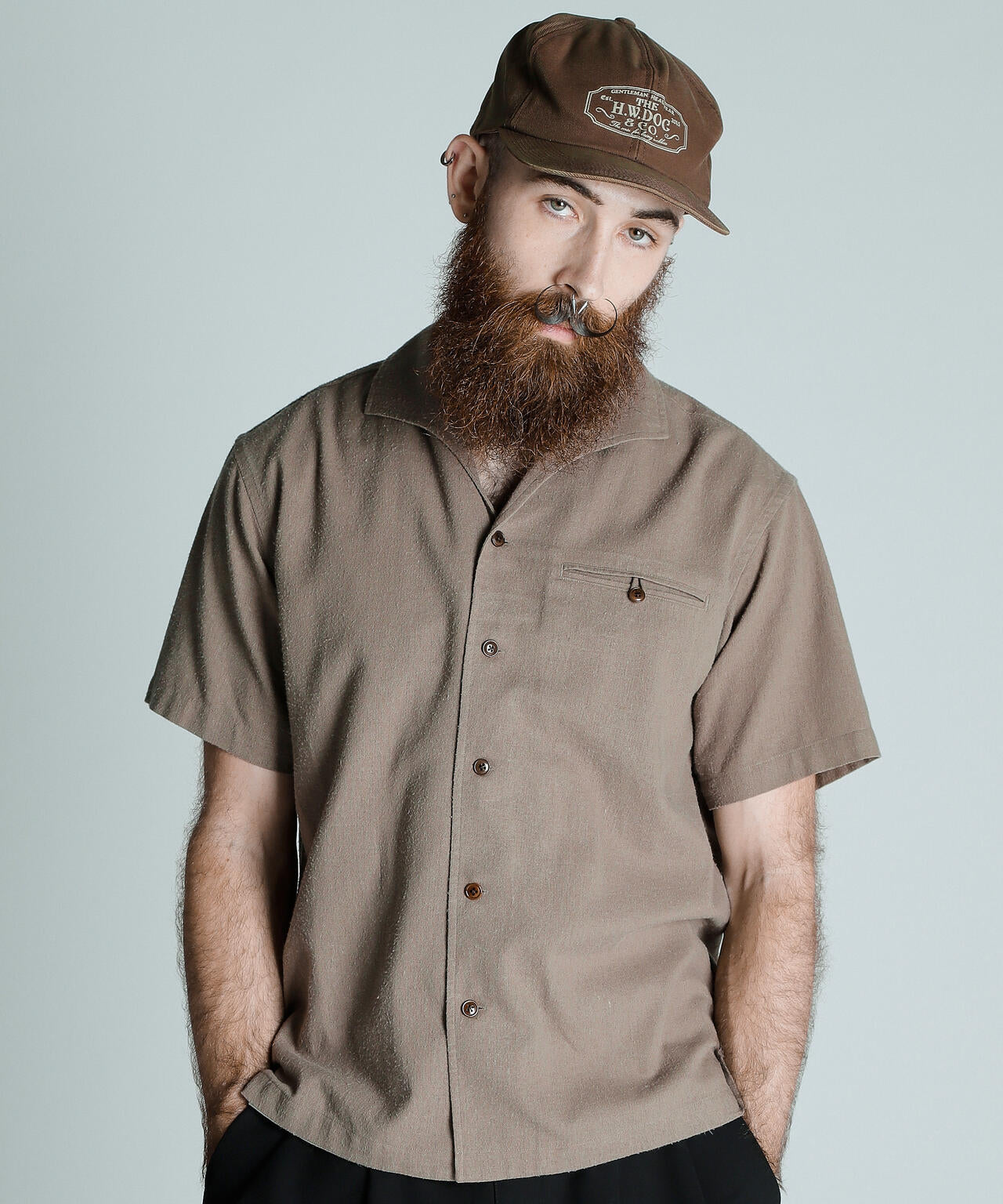 HV EMB. SHIRT/HV 刺繍シャツ