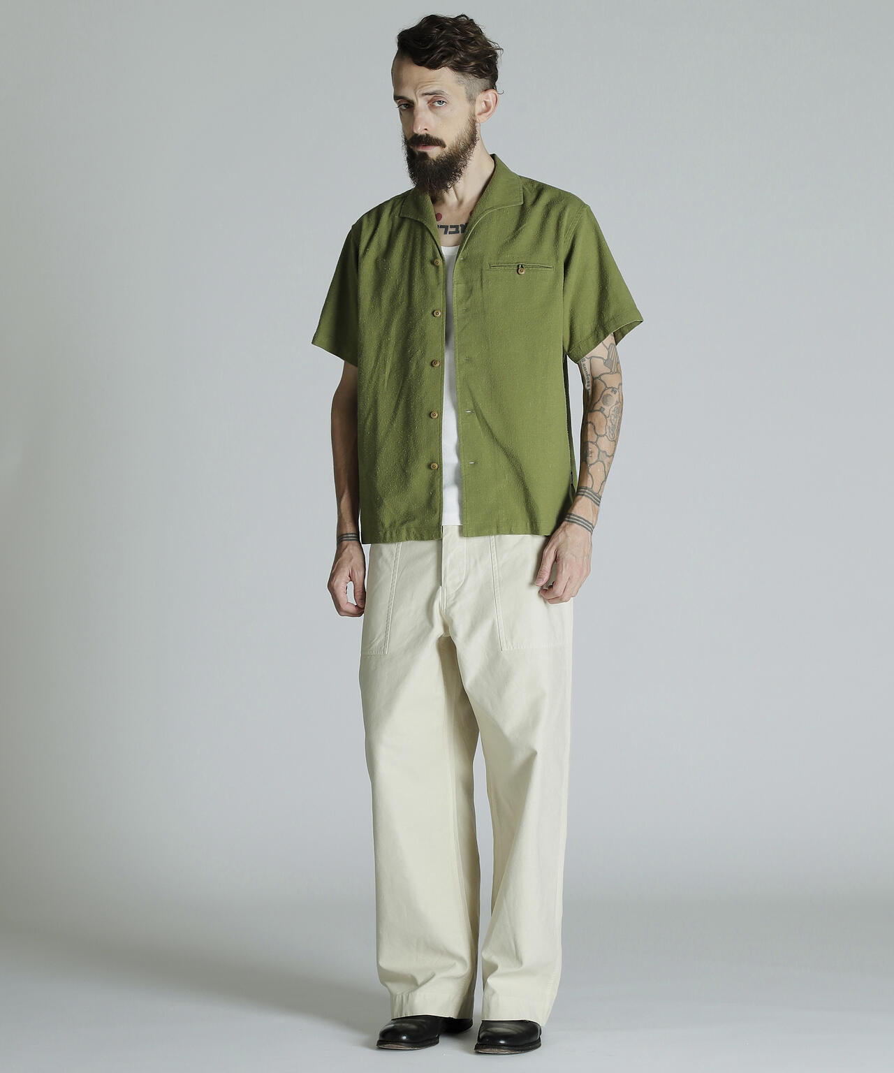 HV EMB. SHIRT/HV 刺繍シャツ