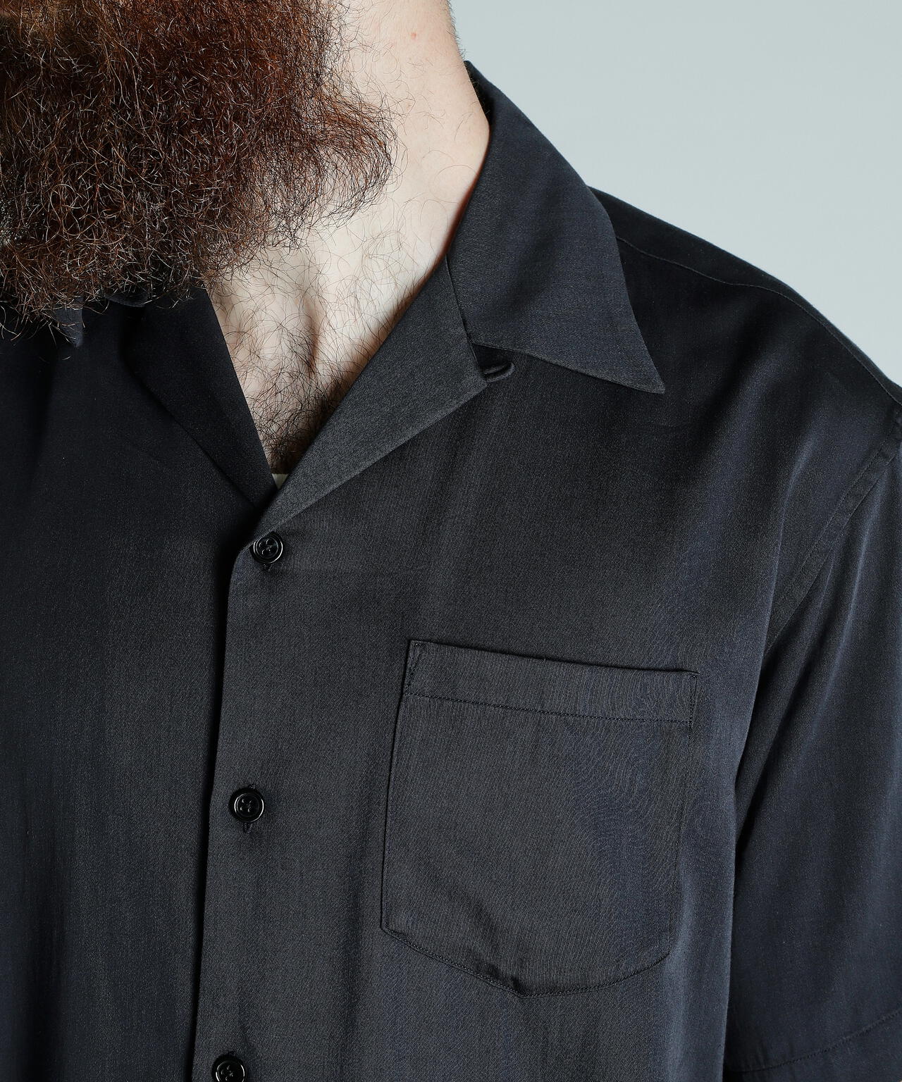CR PLAIN SHIRT/コットン レーヨン プレーンシャツ