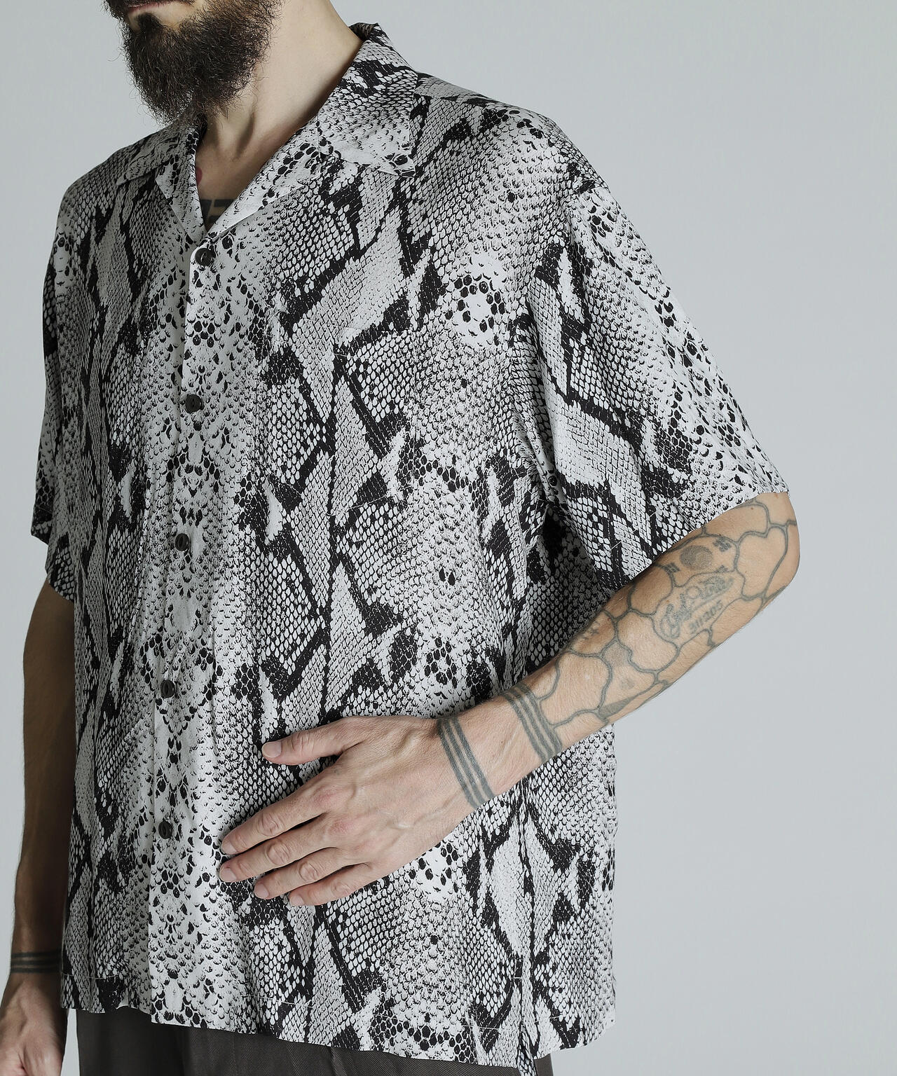 RAYON SHIRT PYTHON/レーヨンシャツ パイソン