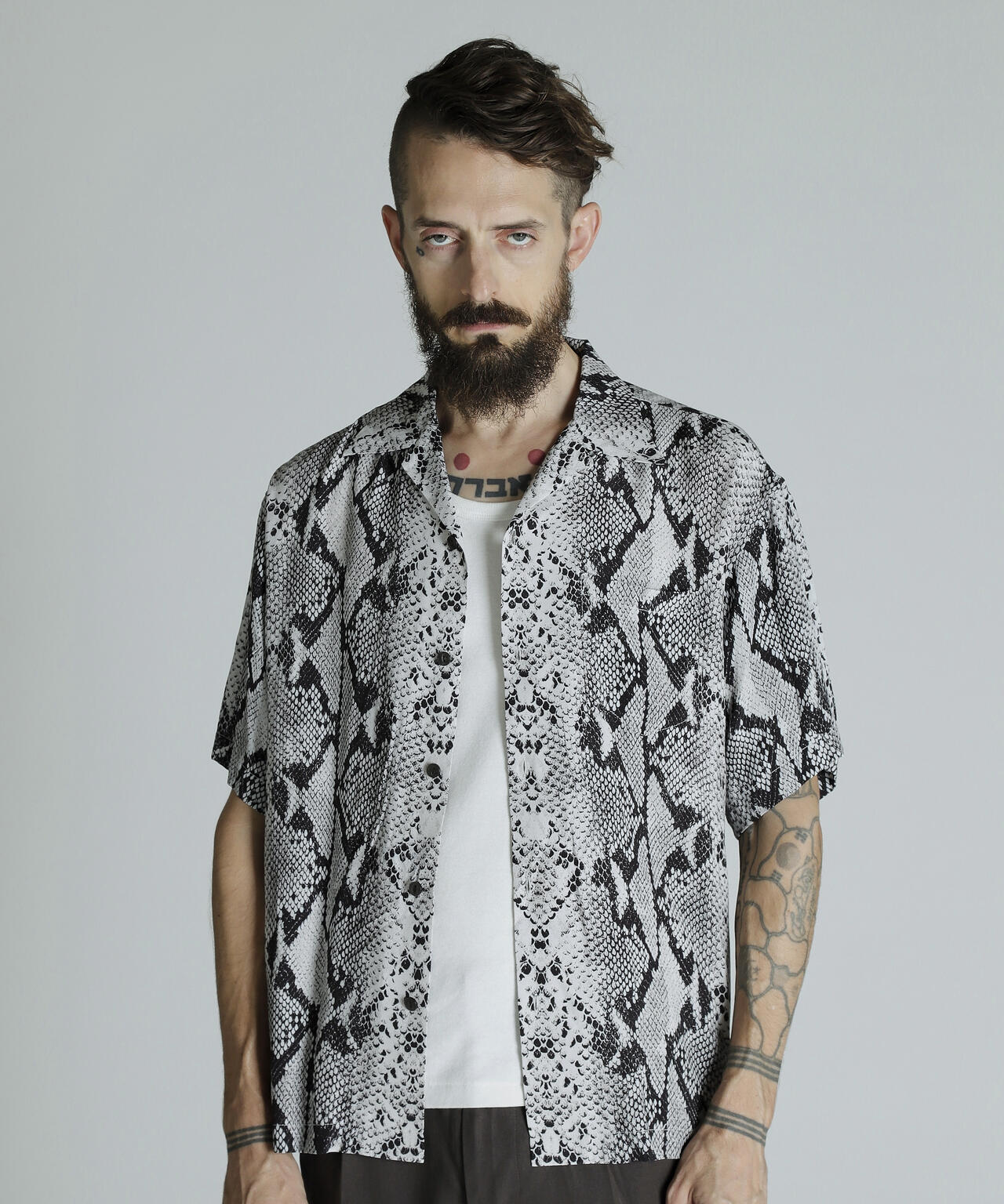 RAYON SHIRT PYTHON/レーヨンシャツ パイソン