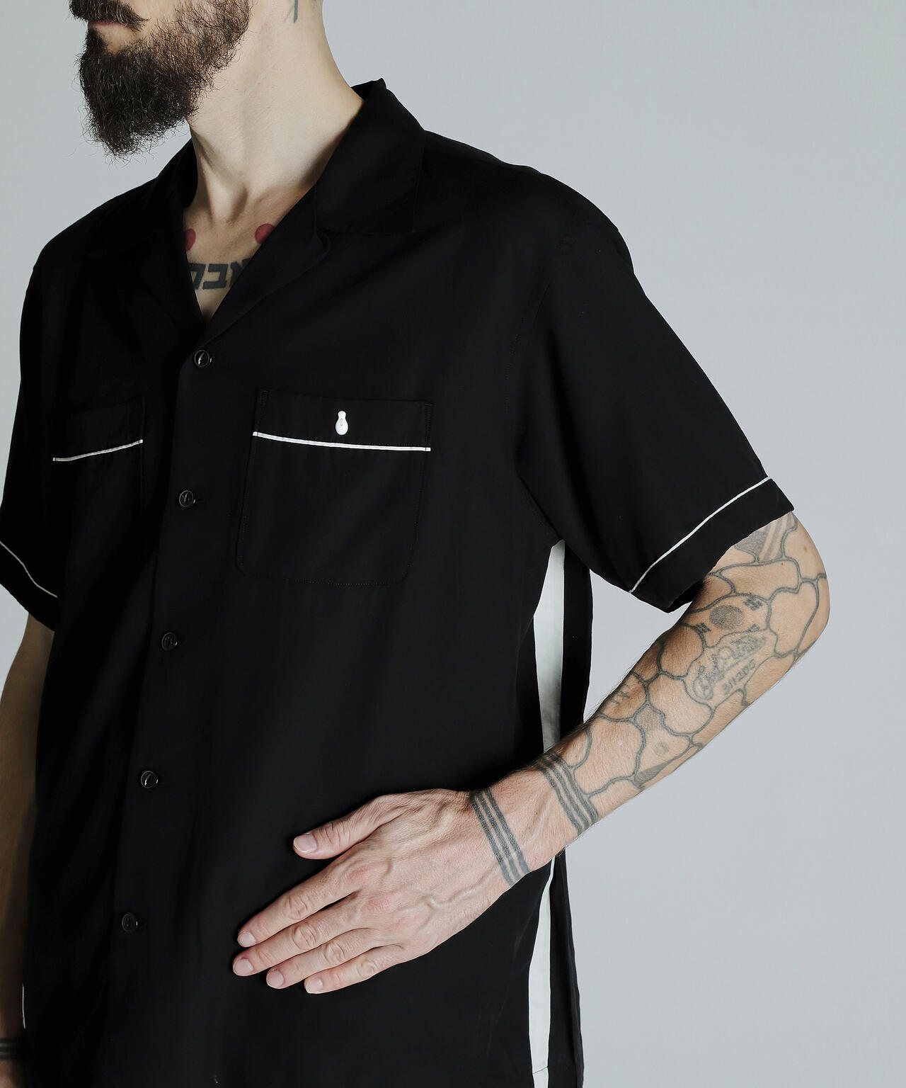 BOWLING SS SHIRT'LEATHER JACKET MAKES A MAN/ボーリングSSシャツ