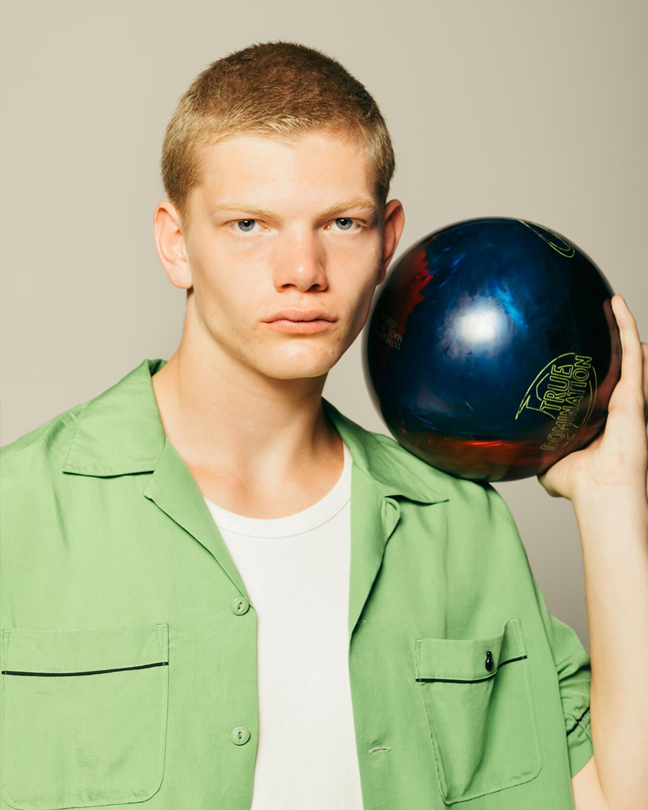 BOWLING SS SHIRT'LEATHER JACKET MAKES A MAN/ボーリングSSシャツ