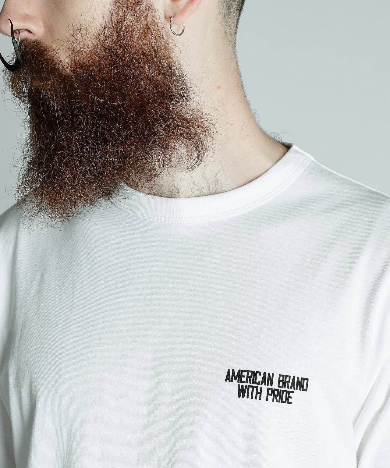 T-SHIRT AMERICAN BRAND WITH PRIDE/Tシャツ アメリカンブランド ウィズ プライド
