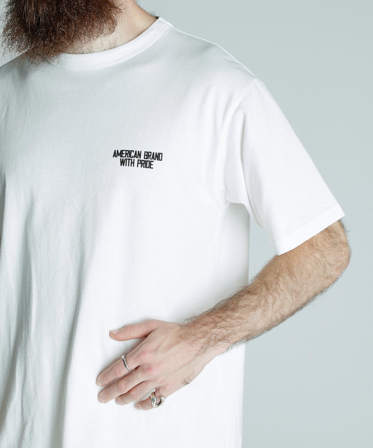 T-SHIRT AMERICAN BRAND WITH PRIDE/Tシャツ アメリカンブランド ウィズ プライド