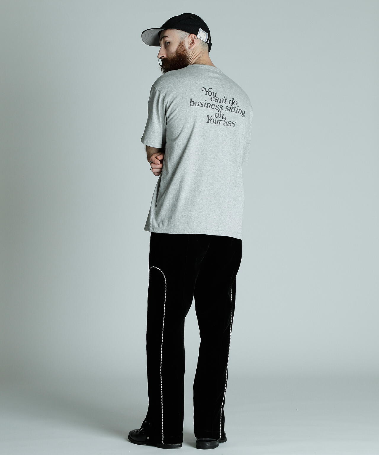 T-SHIRT YOU CANT DO BUSINESS ON YOUR ASS/ユーキャン ビジネス オン ユア アス Tシャツ