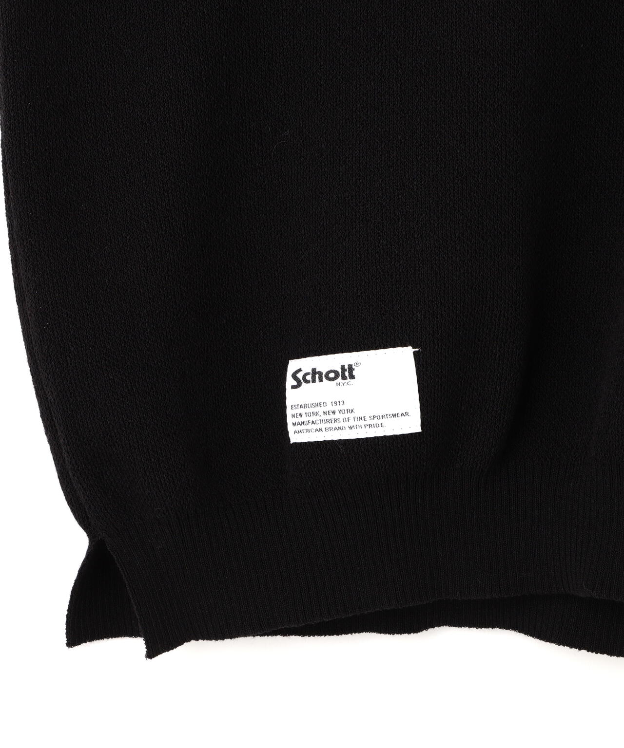 B.S S/S SKIPPER KNIT/スキッパーニット