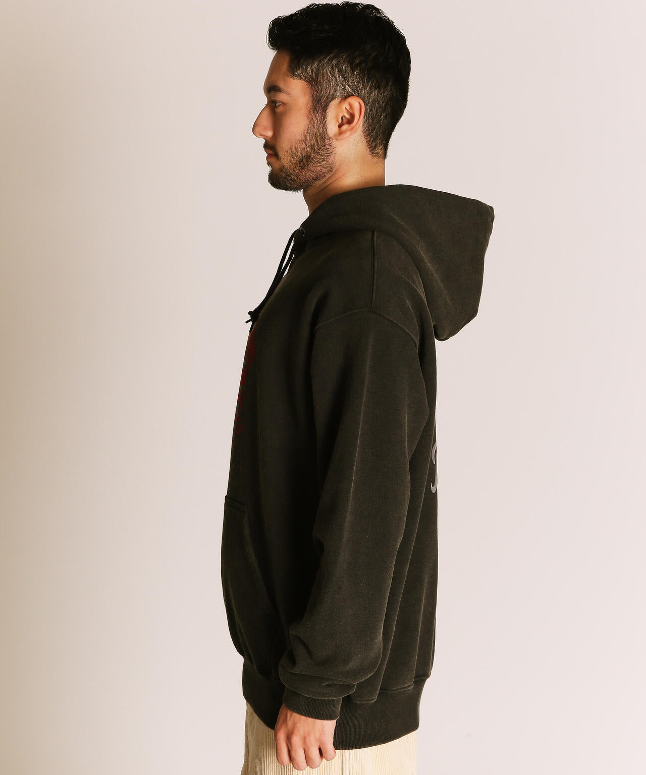 FLOCKY BULLDOG HOODED SWEAT/フロッキーブル パーカー
