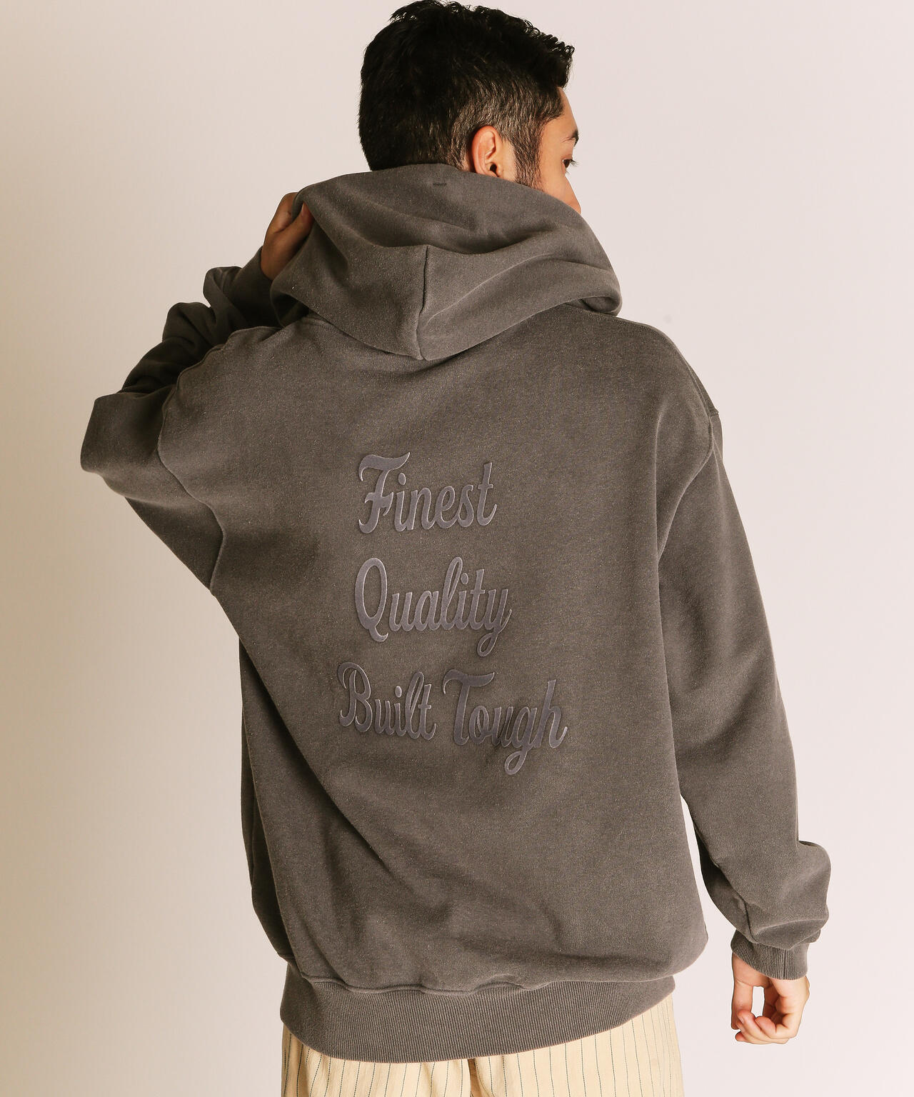 FLOCKY BULLDOG HOODED SWEAT/フロッキーブル パーカー