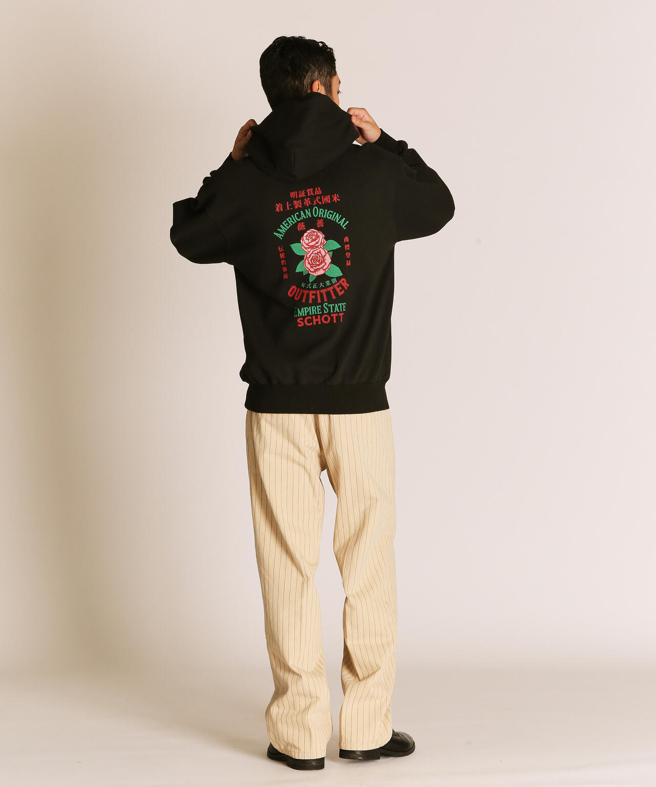 ADVERTISEMENT ROSE HOODED SWEAT/アドバタイズメント ローズ スウェット パーカー