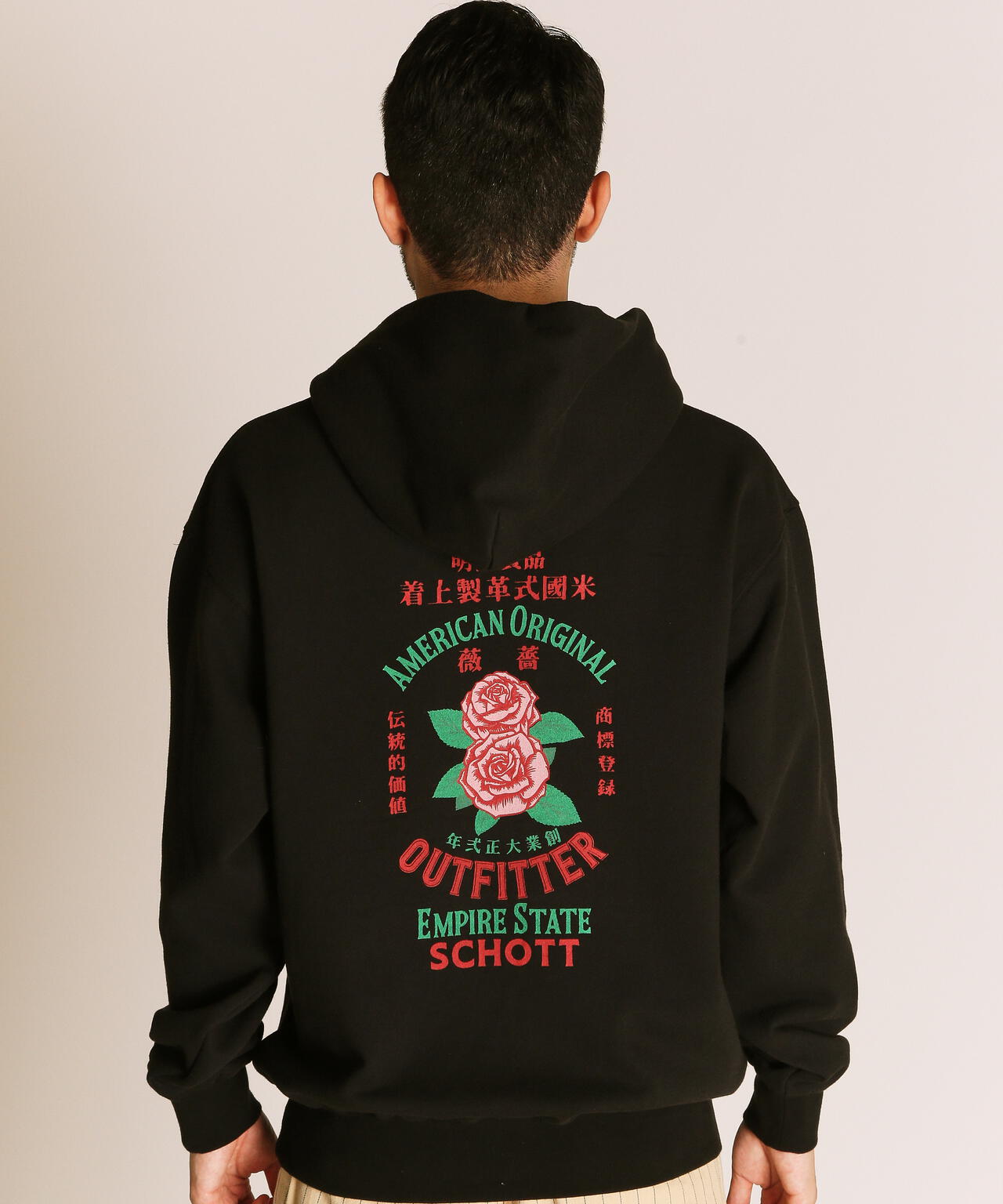 ADVERTISEMENT ROSE HOODED SWEAT/アドバタイズメント ローズ スウェット パーカー