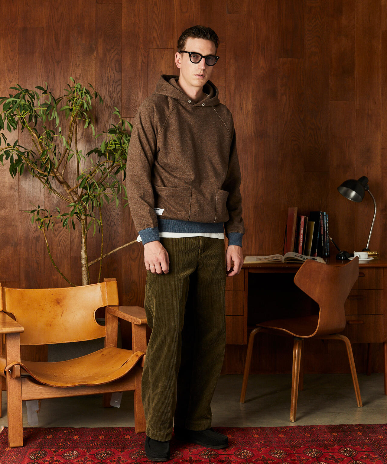2TONE HOODED SWEAT/2トーン パーカー