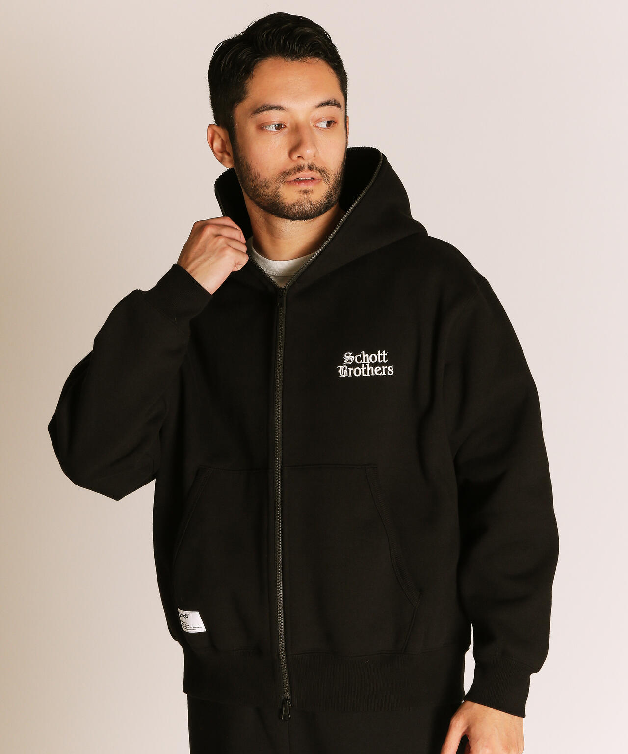 B.S. ZIP HOODED SWEAT/ブラックシープ フルジップ スウェット パーカー