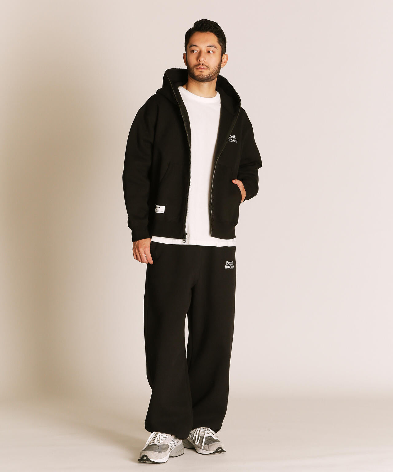 B.S. ZIP HOODED SWEAT/ブラックシープ フルジップ スウェット パーカー