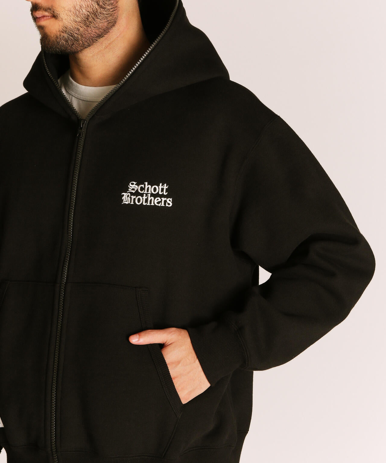 B.S. ZIP HOODED SWEAT/ブラックシープ フルジップ スウェット パーカー