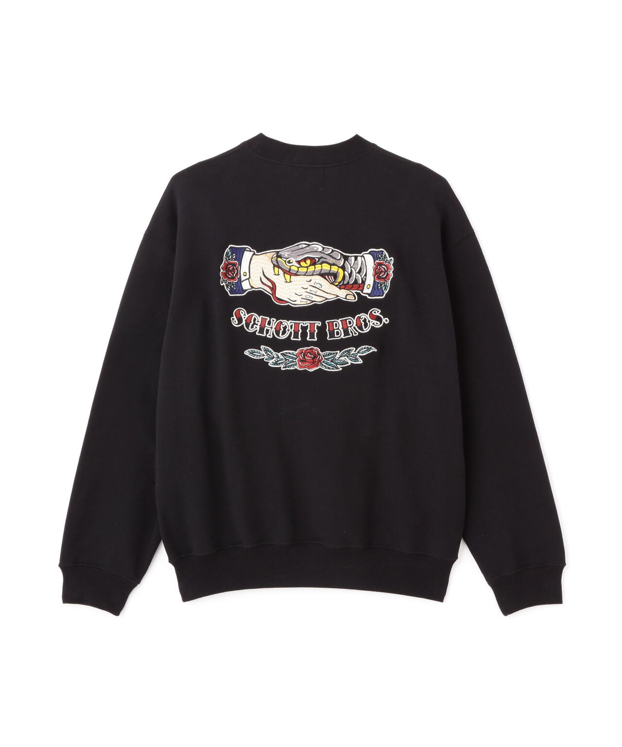 SHAKE HAND SNAKE CREW SWEAT/シェイクハンドスネーク クルースウェット