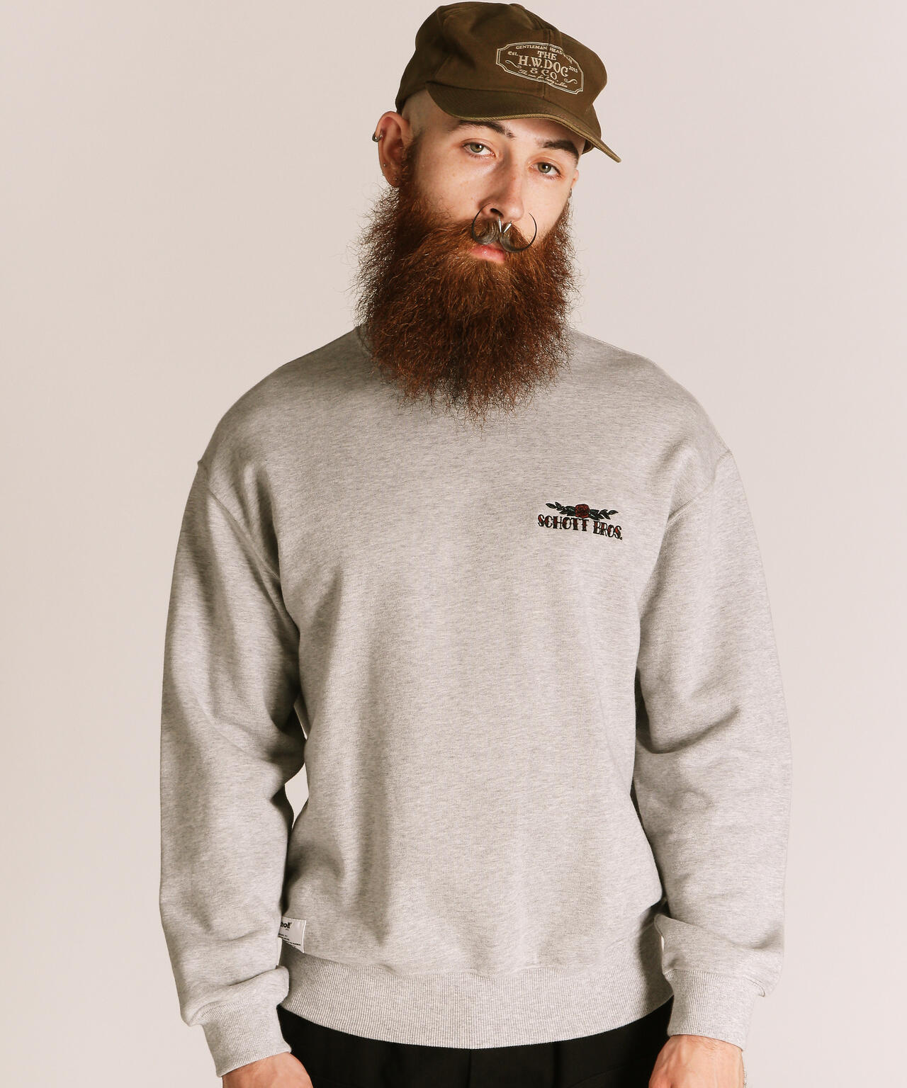 SHAKE HAND SNAKE CREW SWEAT/シェイクハンドスネーク クルースウェット