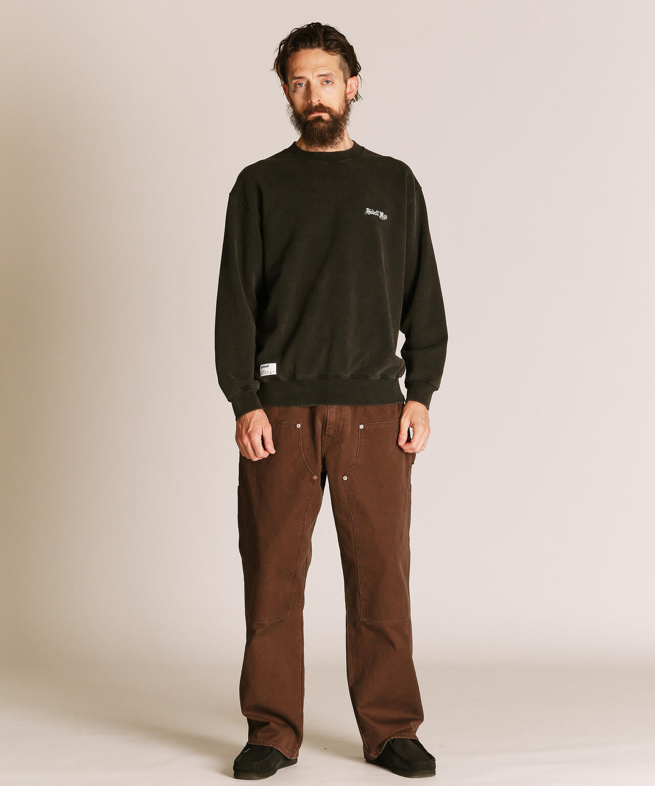 QUALITY OVER QUANTITY CREW SWEAT/クオリティ オーバー クアンティティ クルースウェット