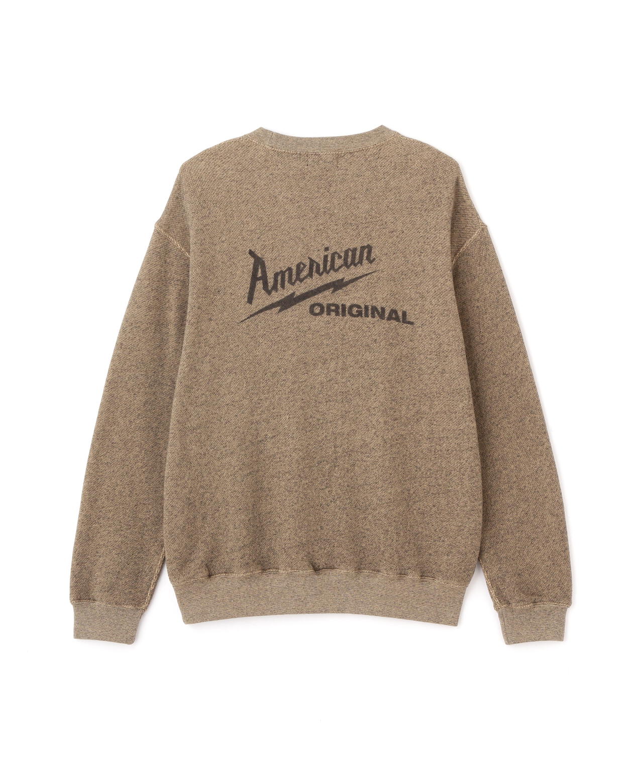 SALT AND PEPPER CREW SWEAT AMERICAN ORIGINAL