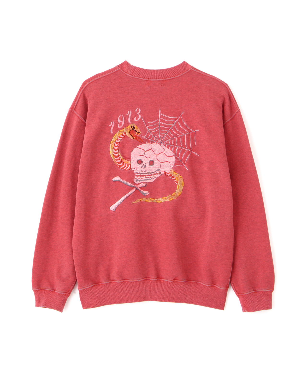 PIGMENT SKULL AND SNAKE CREW SWEAT/ピグメントスカル アンド スネーククルースウェット