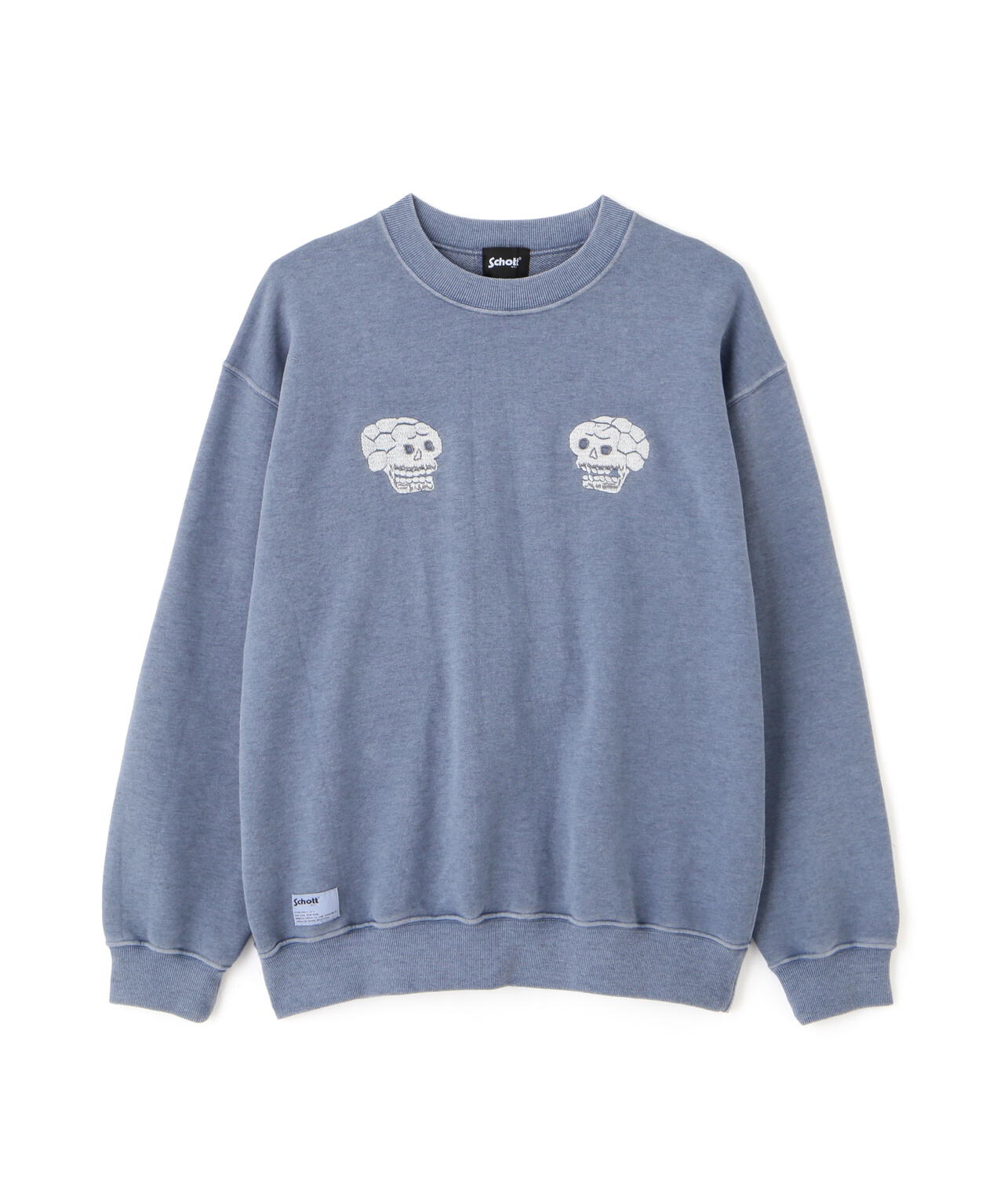 PIGMENT SKULL AND SNAKE CREW SWEAT/ピグメントスカル アンド スネーククルースウェット