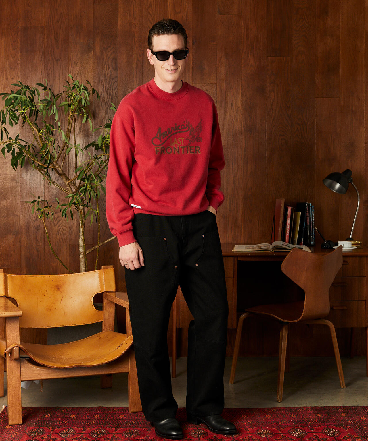 FADE AMERICA'S LAST FRONTIER CREW SWEAT/スウェット
