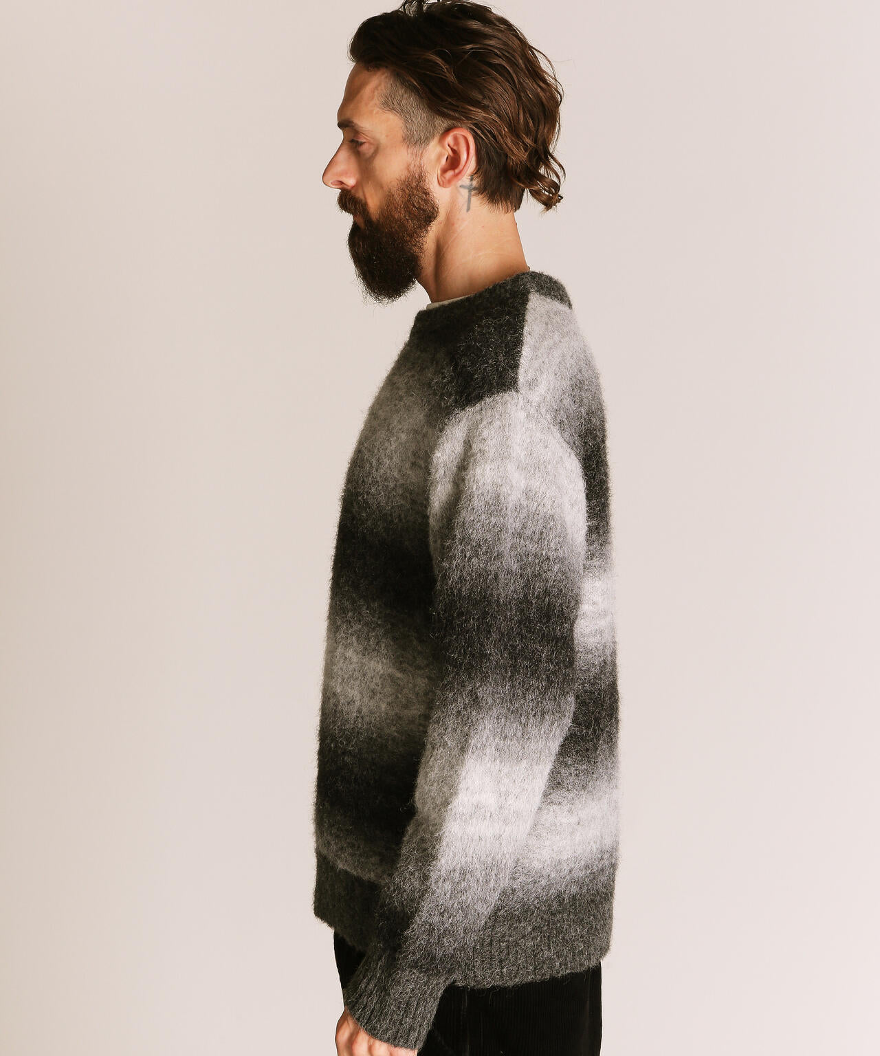 GRADATION CREW KNIT/グラデーション クルーニット