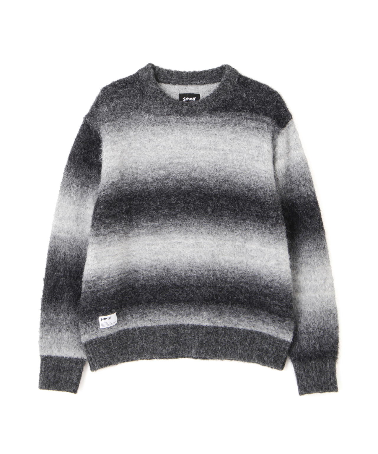 GRADATION CREW KNIT/グラデーション クルーニット