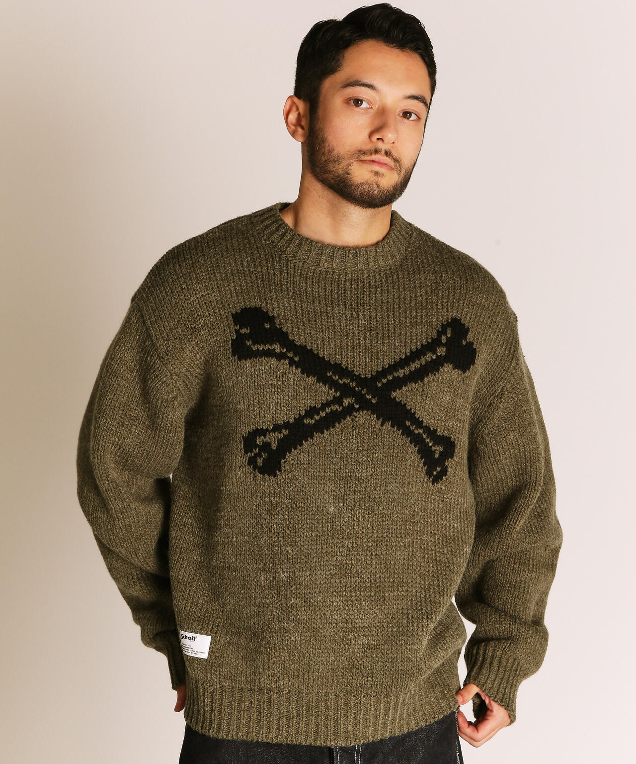CROSS BONE KNIT/クロスボーン ニット