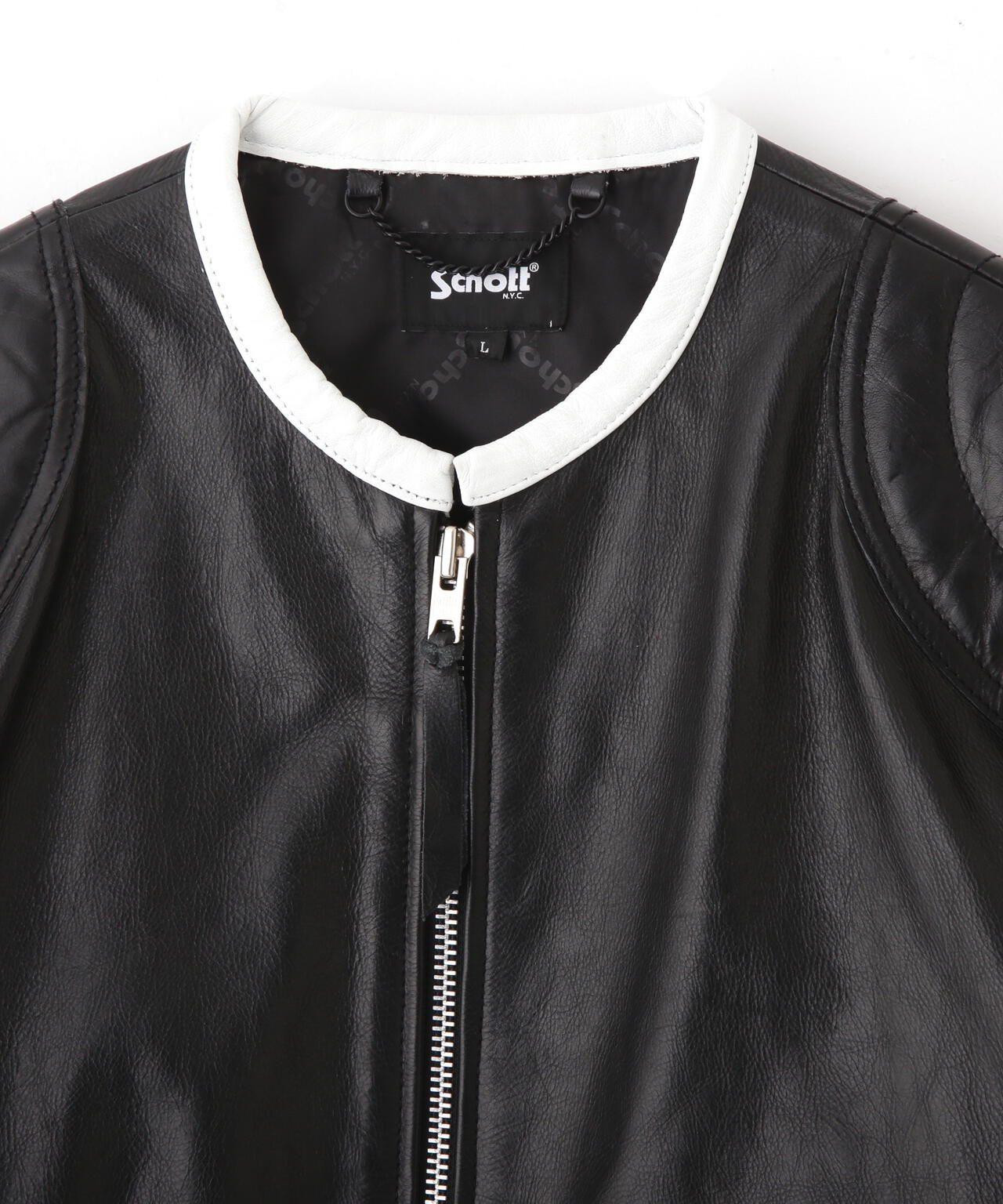 NOCOLLAR RACING JACKET/ノーカラーレーシングジャケット