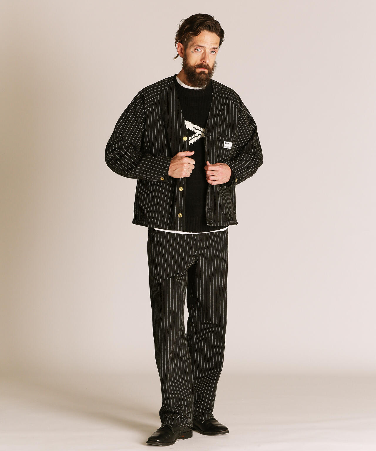 STRIPE ENGINEER JACKET/ストライプ エンジニア ジャケット