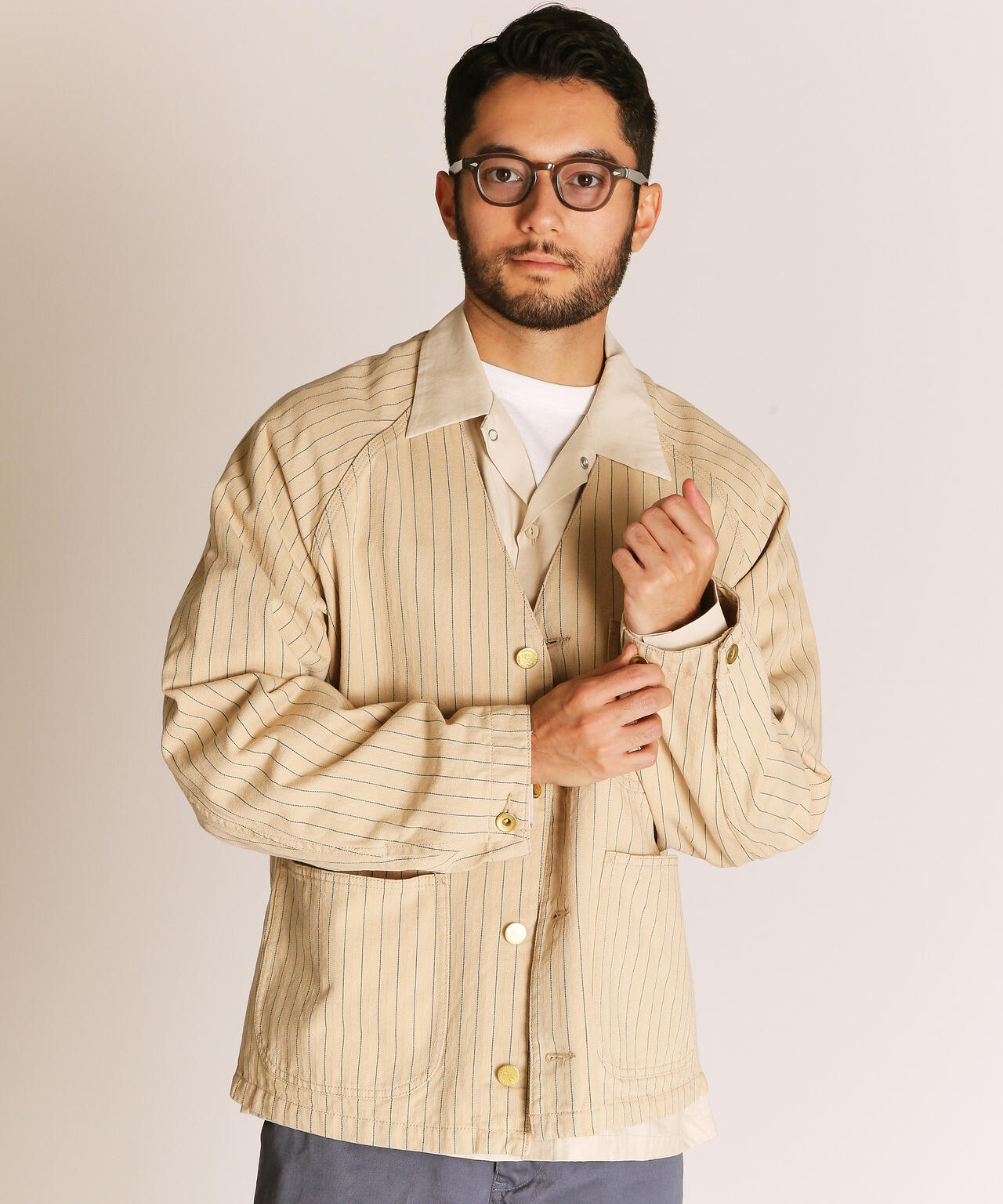 STRIPE ENGINEER JACKET/ストライプ エンジニア ジャケット