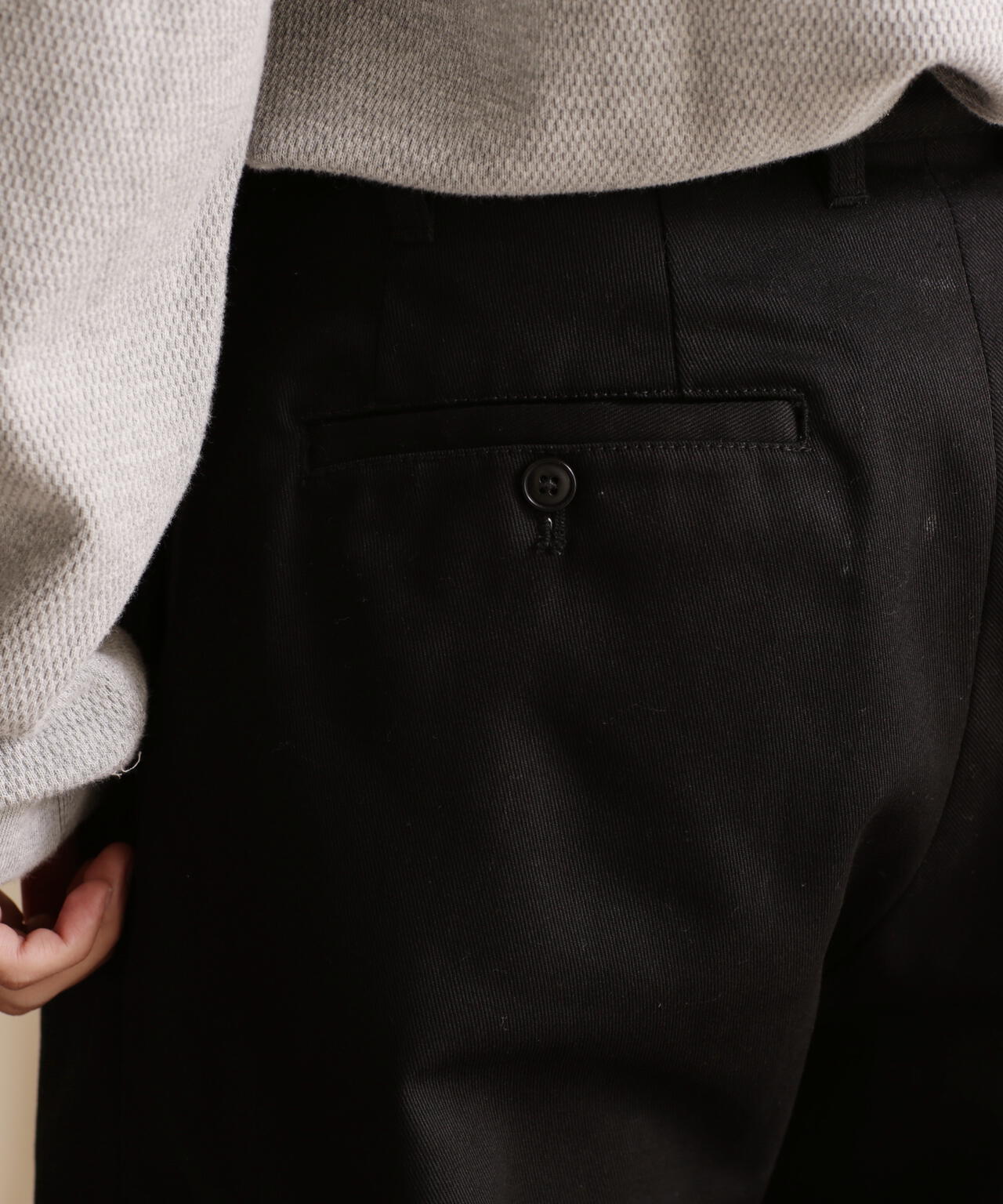 TC DOUBLE PLEATED WIDE PANTS/2タック パンツ