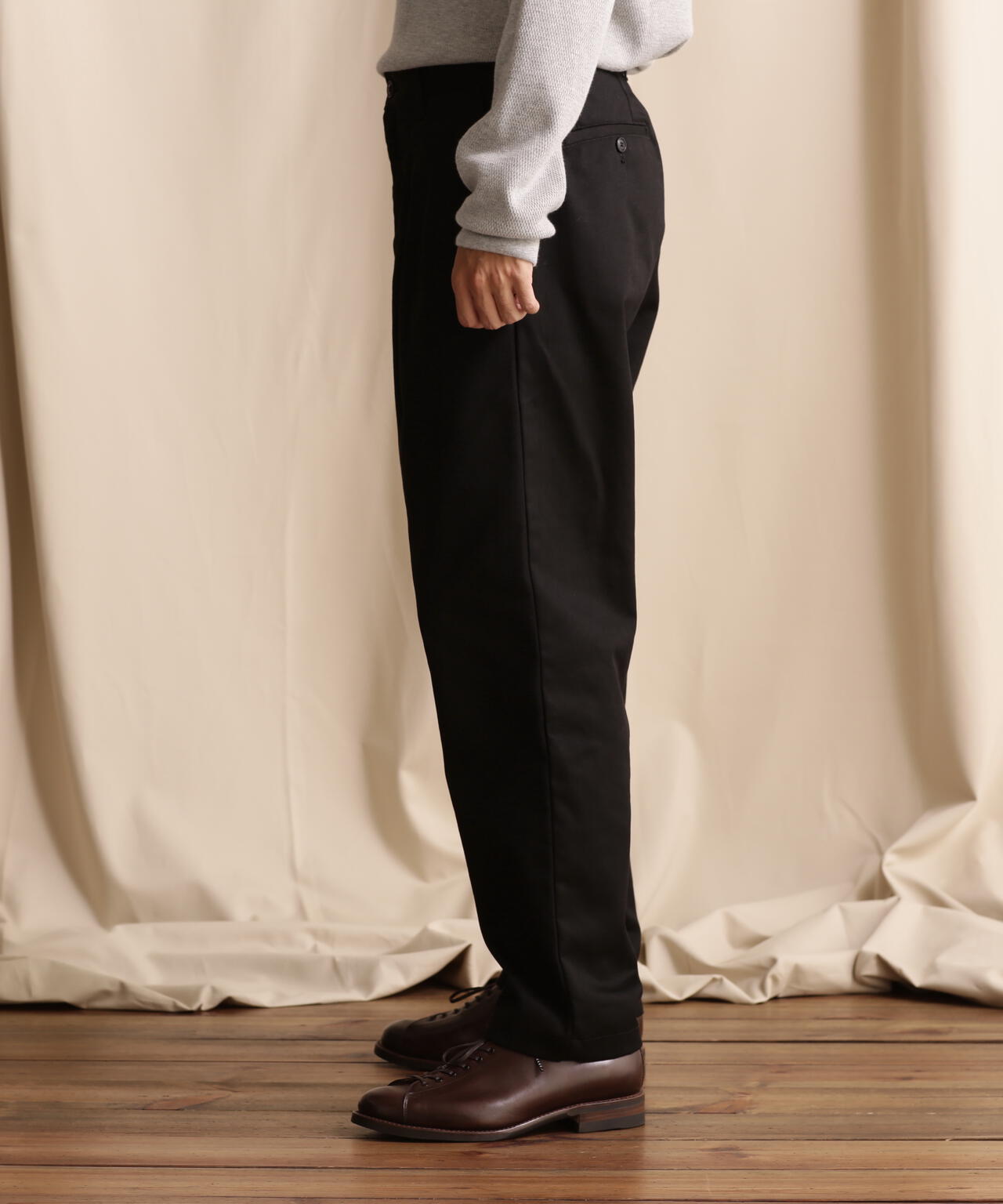 TC DOUBLE PLEATED WIDE PANTS/2タック パンツ