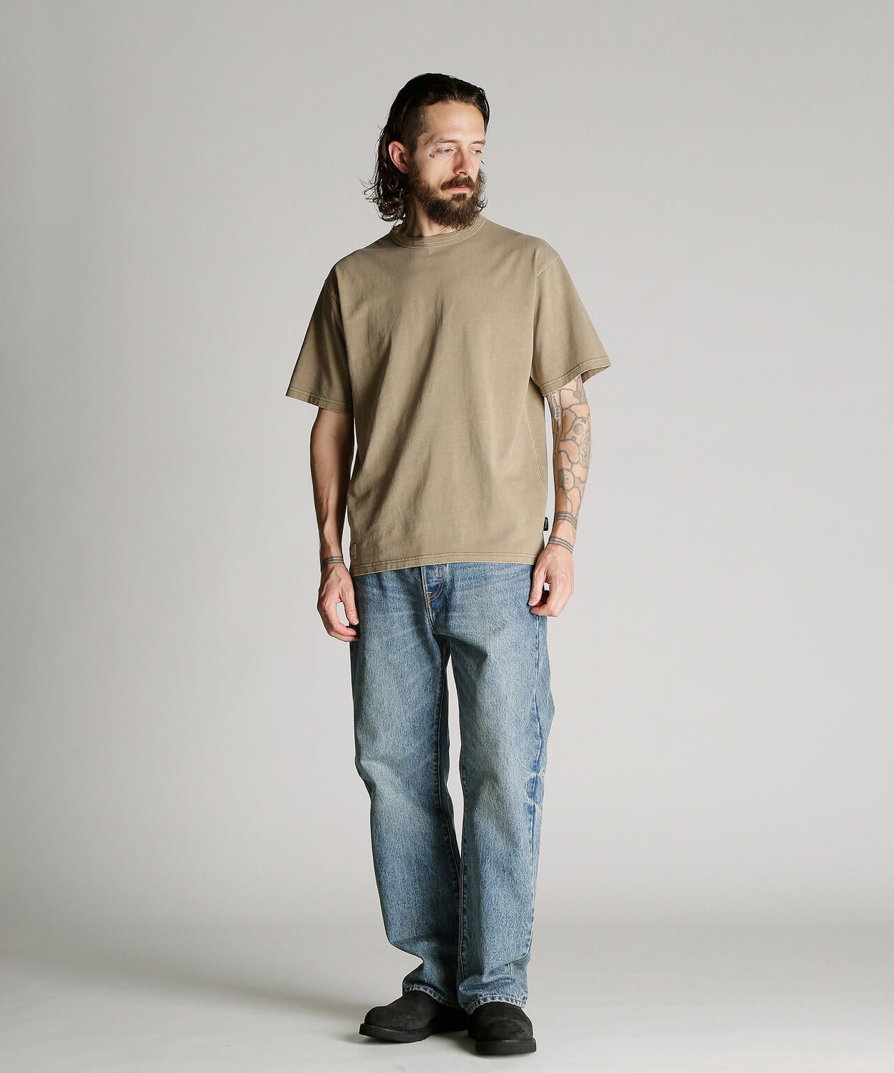 PIGMENT O/D SS T-SHIRT/ピグメント オーバーダイ Tシャツ