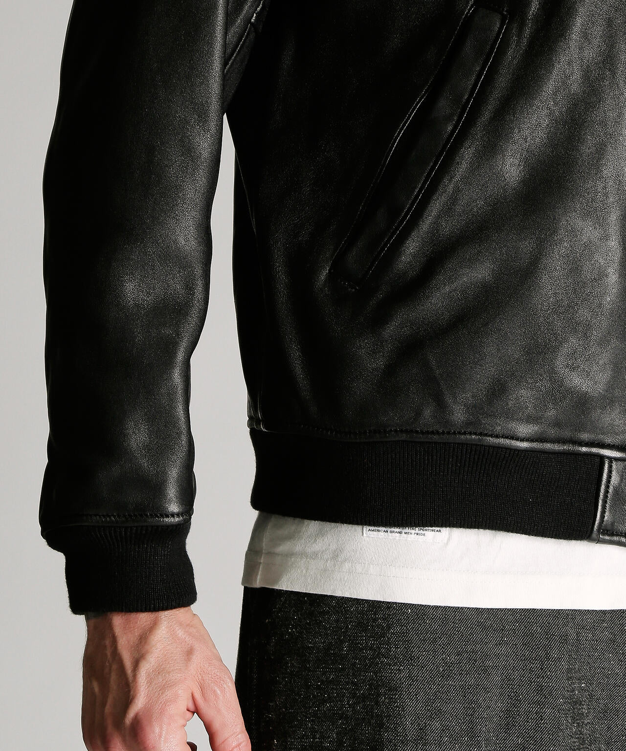 LEATHER JACKET BOWERY/レザージャケット バワリー MA-1