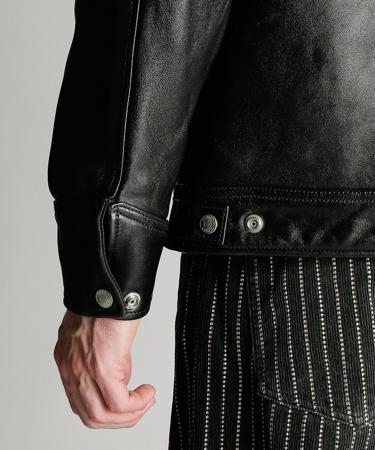 LEATHER TRACKER JACKET/レザートラッカージャケット